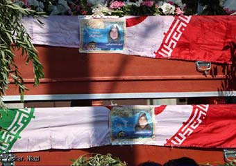 ۶ تن از جانباختگان گنبدی منا بر روی دستان گنبدی های داغدارتشیع شد