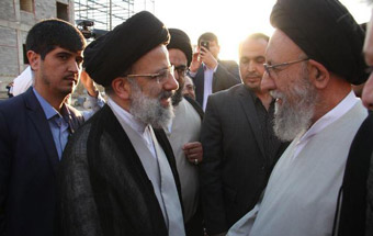 دیدار نورمفیدی و رئیسی در مشهد